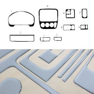 Honda CR-V Dashboard Kit - Omac - 9 Pcs. - Alu - '97-'01